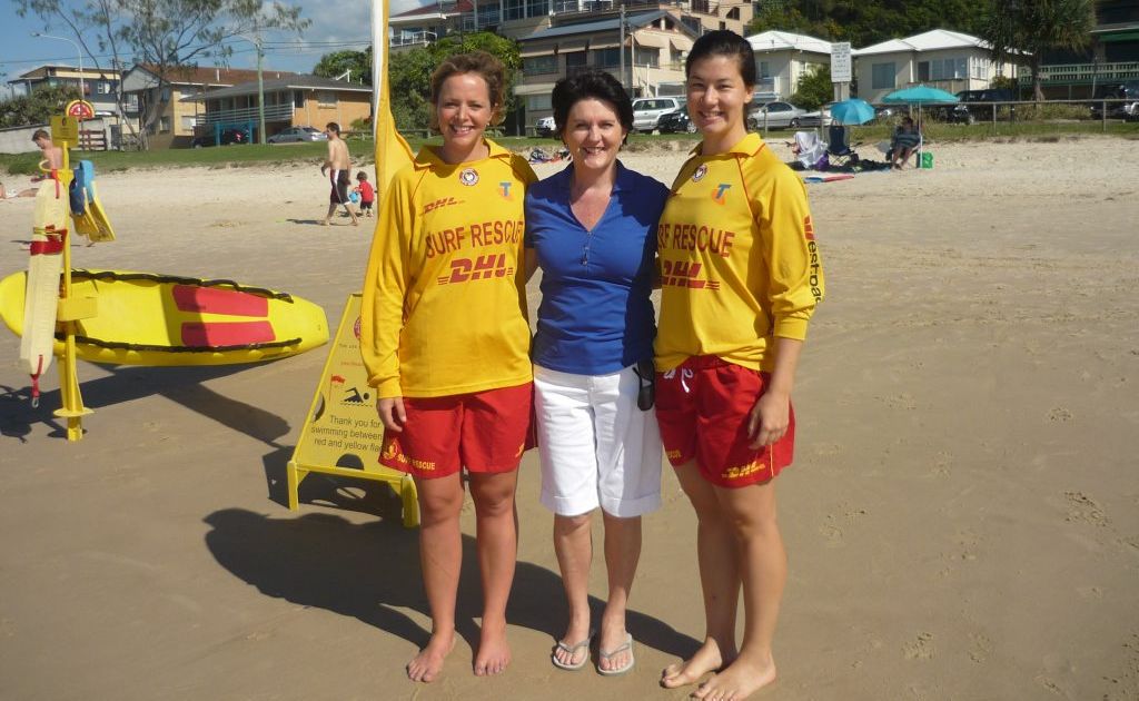 Jann with Currumbin Viragos.jpg Jann Stuckey MP with crew members Sarah Handley and Leah Billing. Jann with Currumbin Viragos.jpg Jann Stuckey MP with crew members Sarah Handley and Leah Billing.